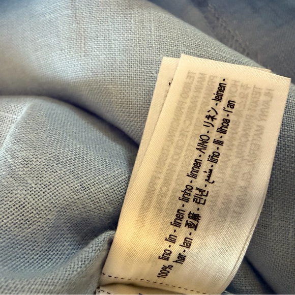 ZARA 100% LINEN SHORTS - Picture 16 of 16